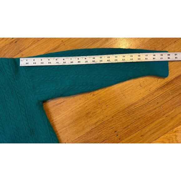 VTG Esprit Hong Kong Label Collection Lambswool Sweater Cable Knit Henley Sz S - Picture 11 of 11